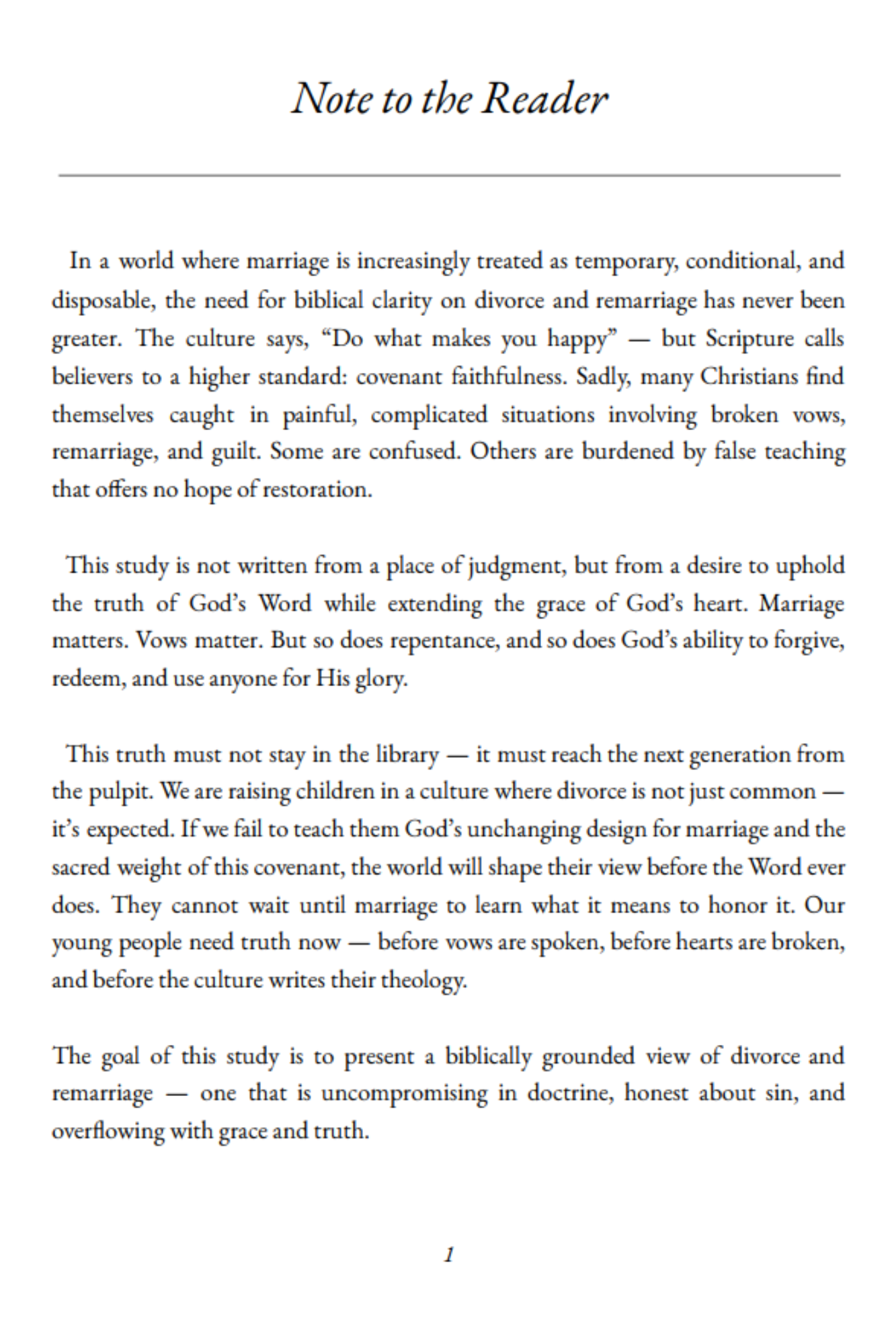 What God Hath Joined - A Biblical View of Marriage & Divorce - Image 5