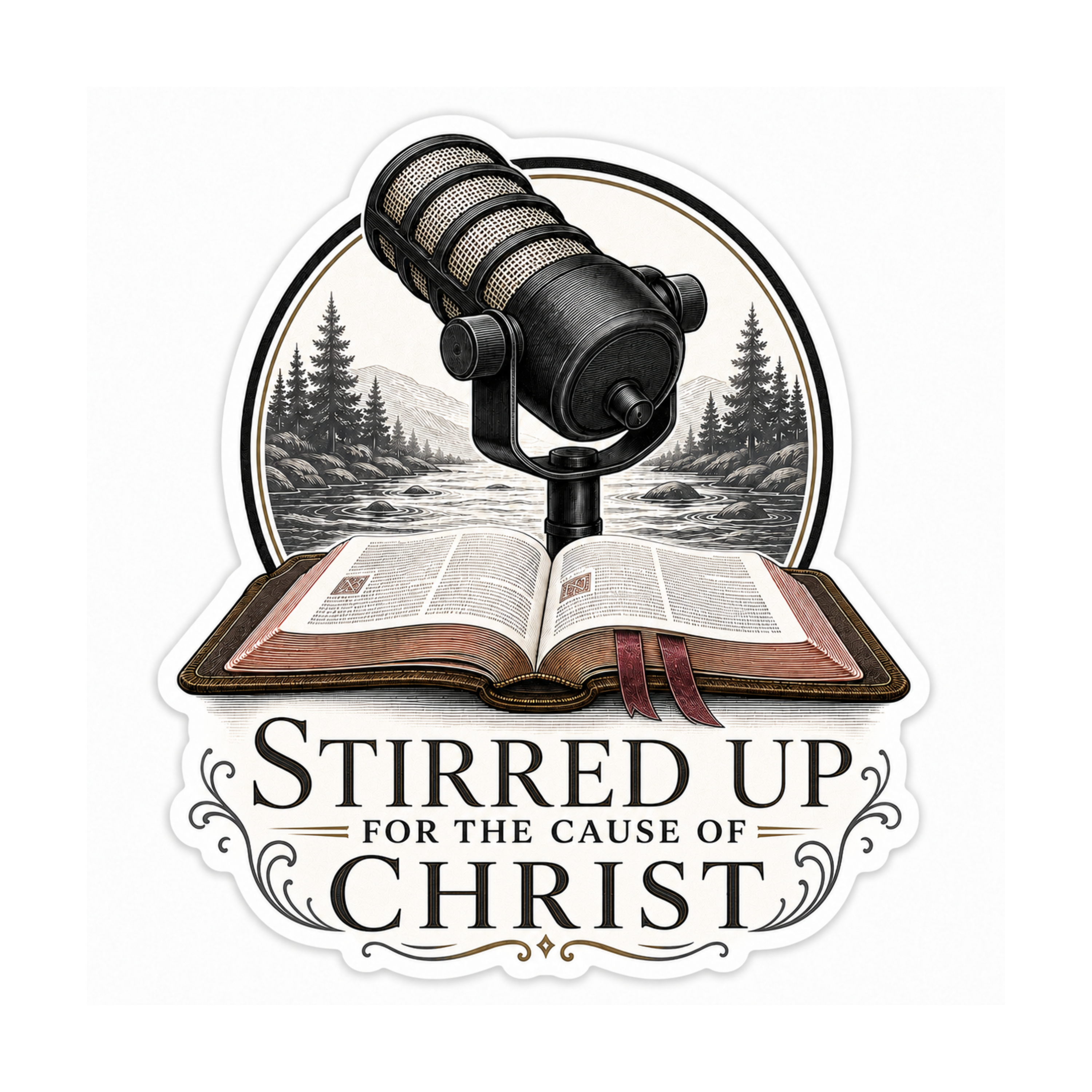 Stirred Up For The Cause of Christ - Sticker
